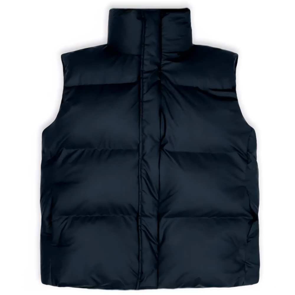 RAINS Insulated Puffer Vest ~NAVY ~MEDIUM **NEW - Picture 2 of 12